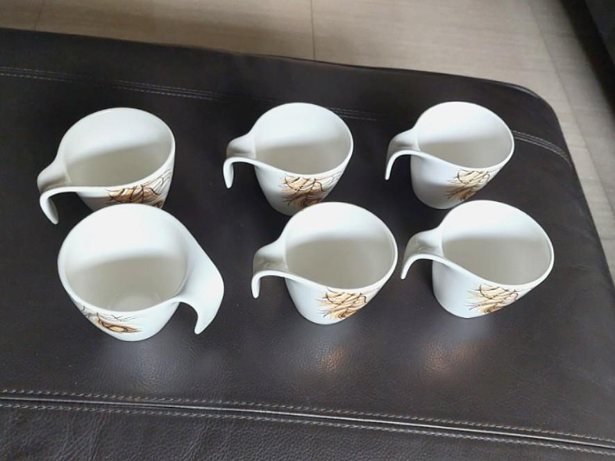 Royal Windsor White LV Cups (Set of 6)