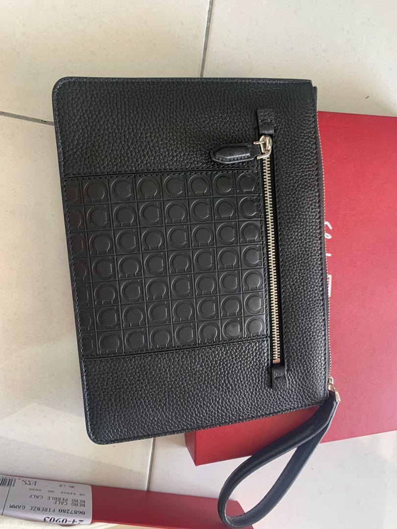 Salvatore ferragamo clearance clutch bag