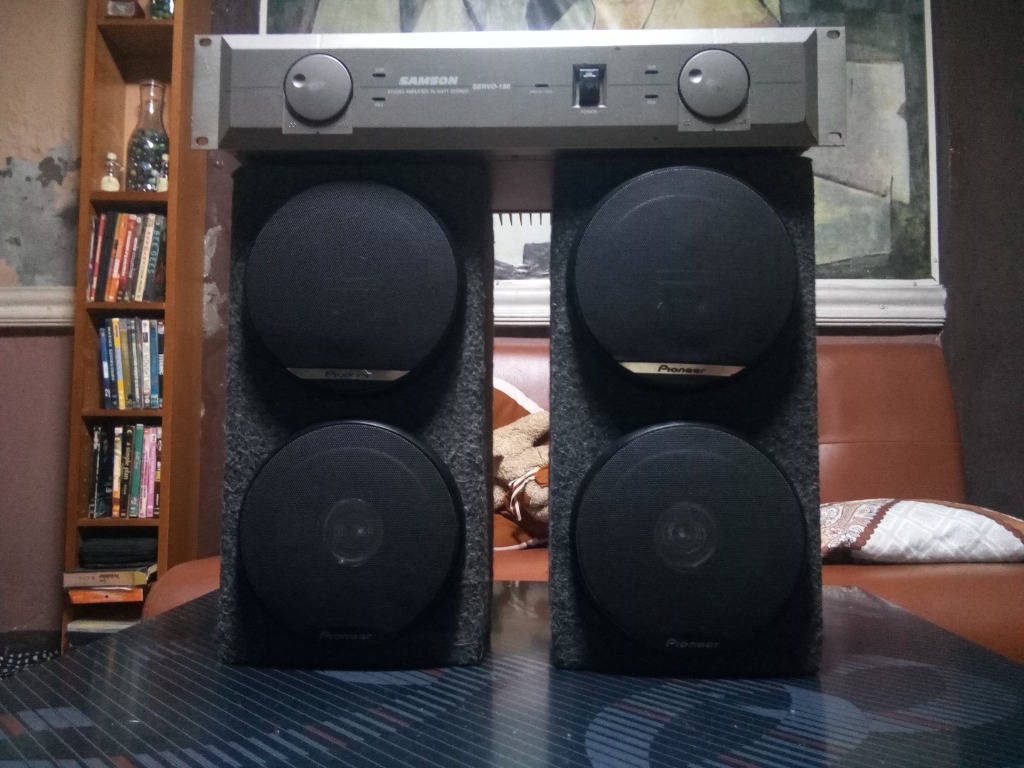 Samson Servo 150 Power Amplifier with Customized Pioneer Speakers ...