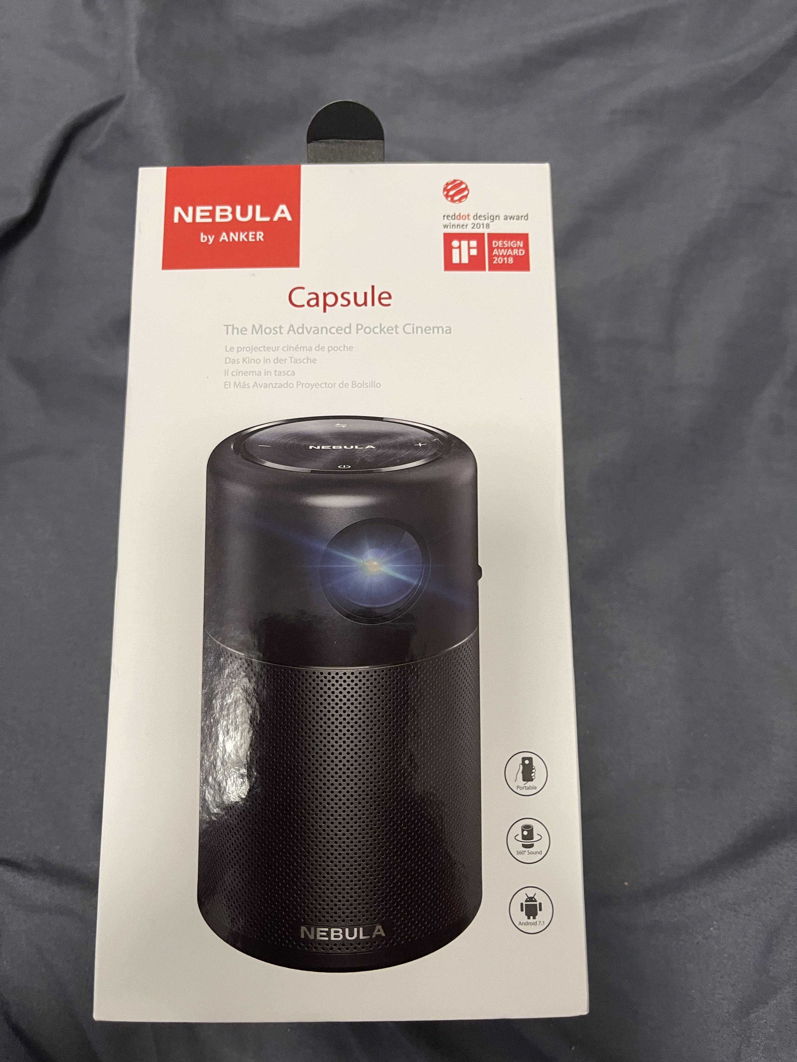 Set 2 Anker Nebula Capsule (Smart Projector, Portable, Mirror, Youtube