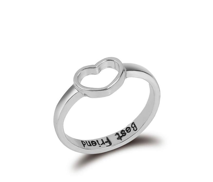 Silver Best Friend Ring (Buy 1 Free 1), Women's Fashion ...