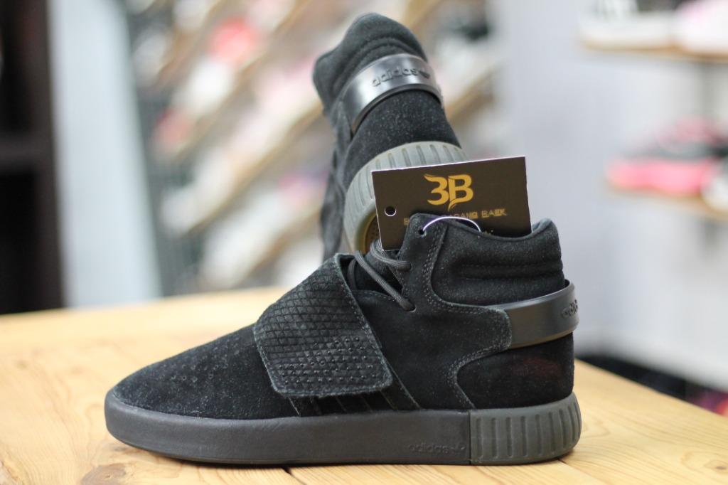 Adidas tubular invader leather top