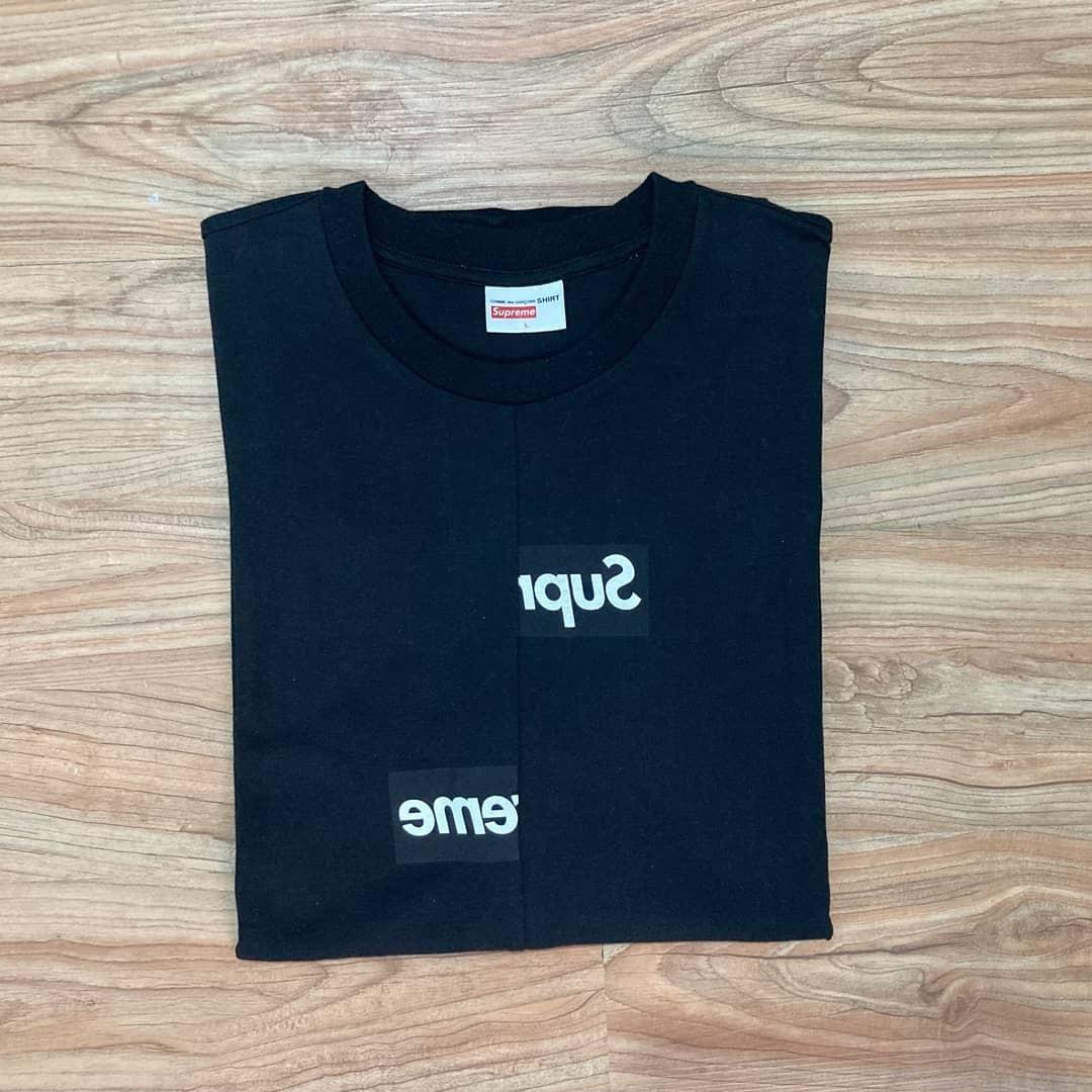 supreme cdg split box logo