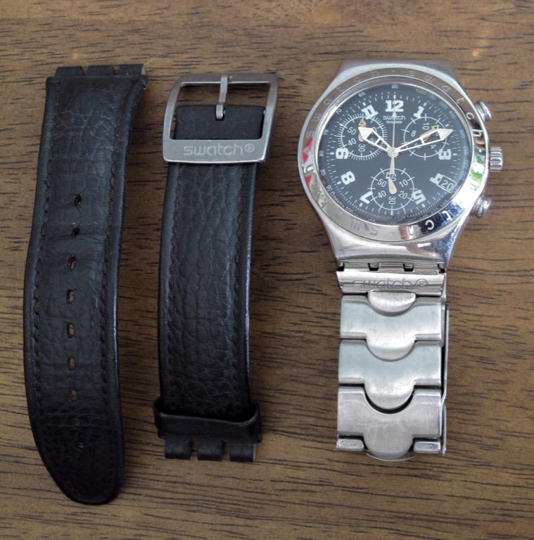 Swatch Irony Chronograph Watch Swiss Made Men s Fashion