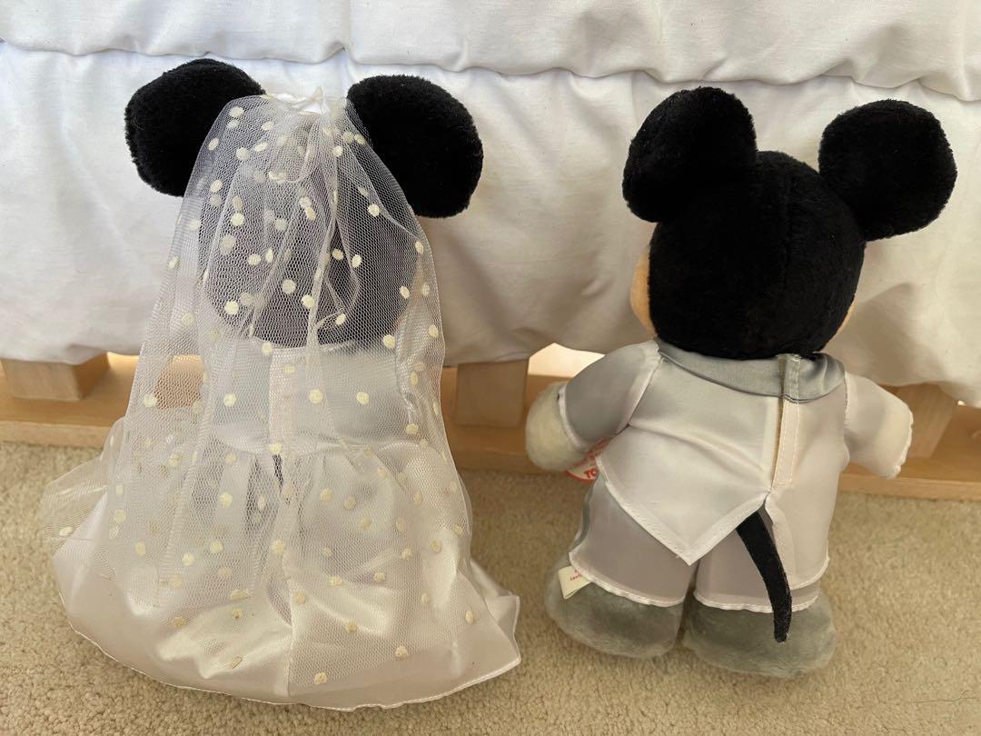 Takara Tomy Disney Mickey Minnie Mouse Bridal Bride Groom Wedding