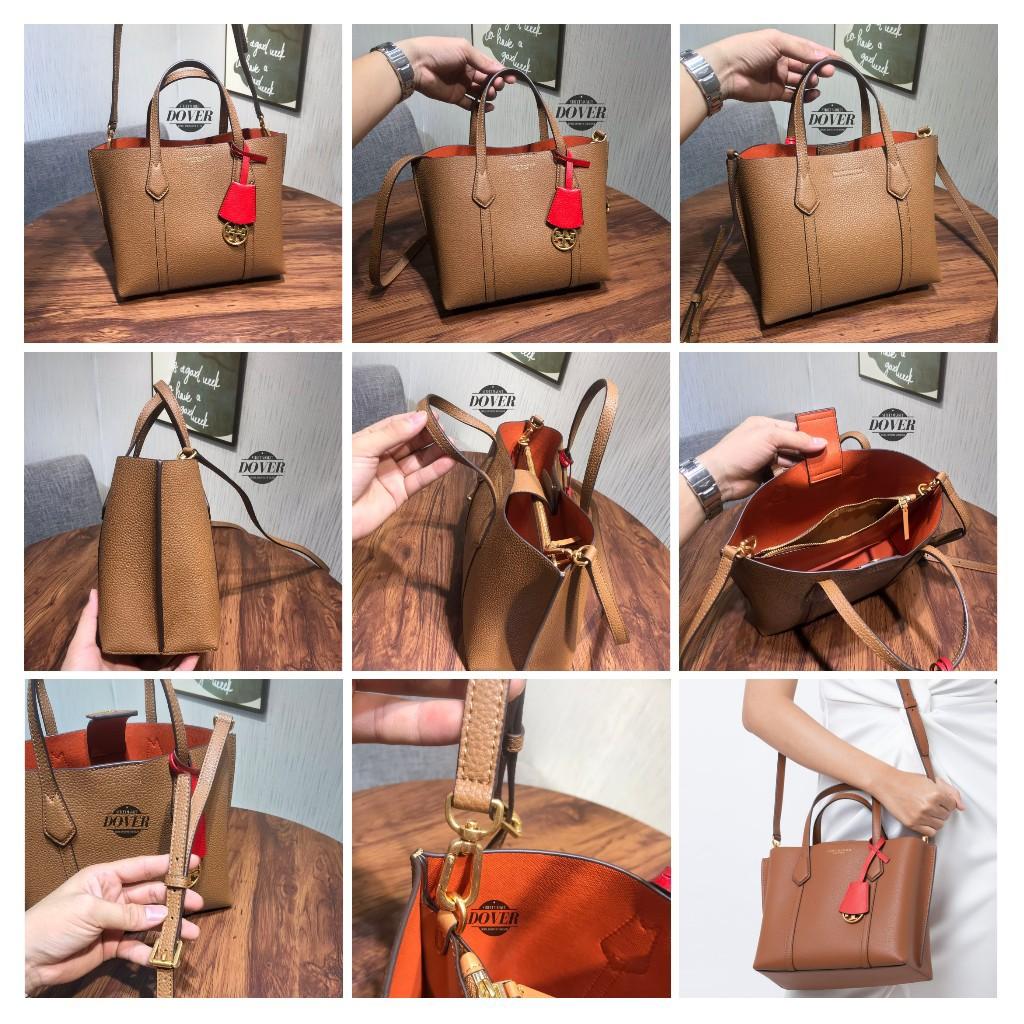 tory burch perry tote light umber