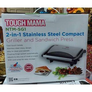 Tough mama 2 in 1 griller and sandwich press