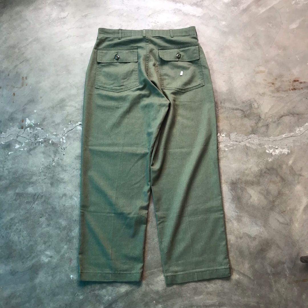 US ARMY UTILITY TROUSERS OG-507 ベイカーパンツ - ワークパンツ