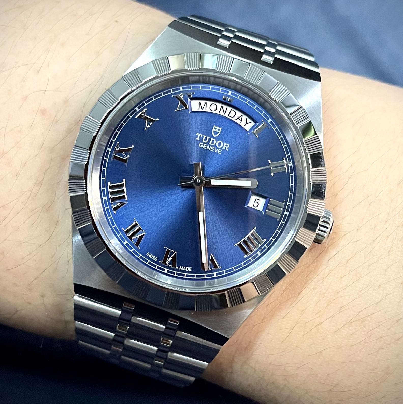 Tudor royal on sale day date 2021