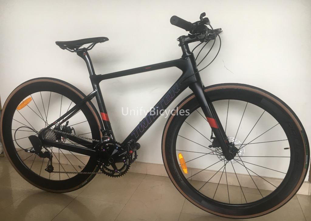 Carbon fiber hybrid bicycle top