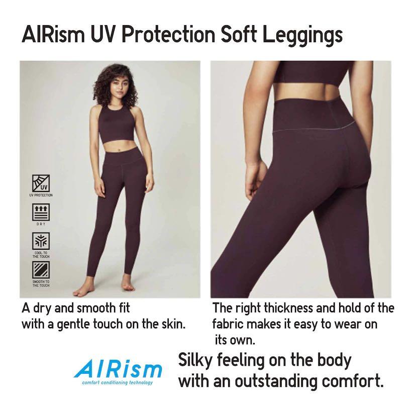 WOMEN'S AIRISM UV PROTECTION SOFT LEGGINGS