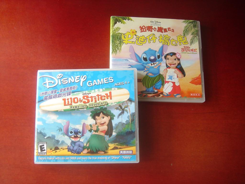 Vcd 扮嘢小魔星2之史迪仔搞乜鬼 粵語版 Vcd 送夏威夷歷險電腦遊戲光碟 英語版 93 New 興趣及遊戲 音樂樂器 配件 音樂與媒體