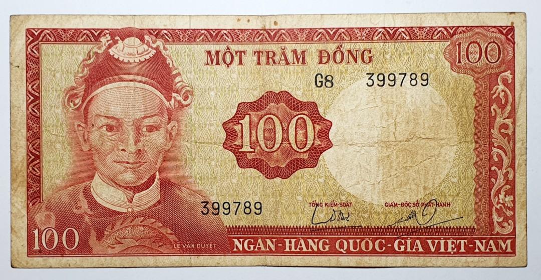 World Banknote Grading SOUTH VIET NAM 100 Dong【1966】『PMG Grading Choice  Uncirculated 64』 世界 - www.gendarmerie.sn