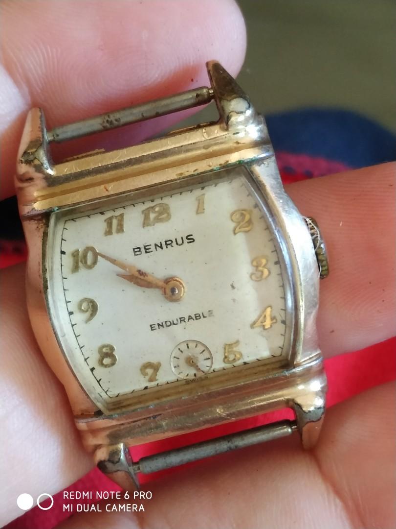 Vintage Benrus art deco watch Men s Fashion Watches