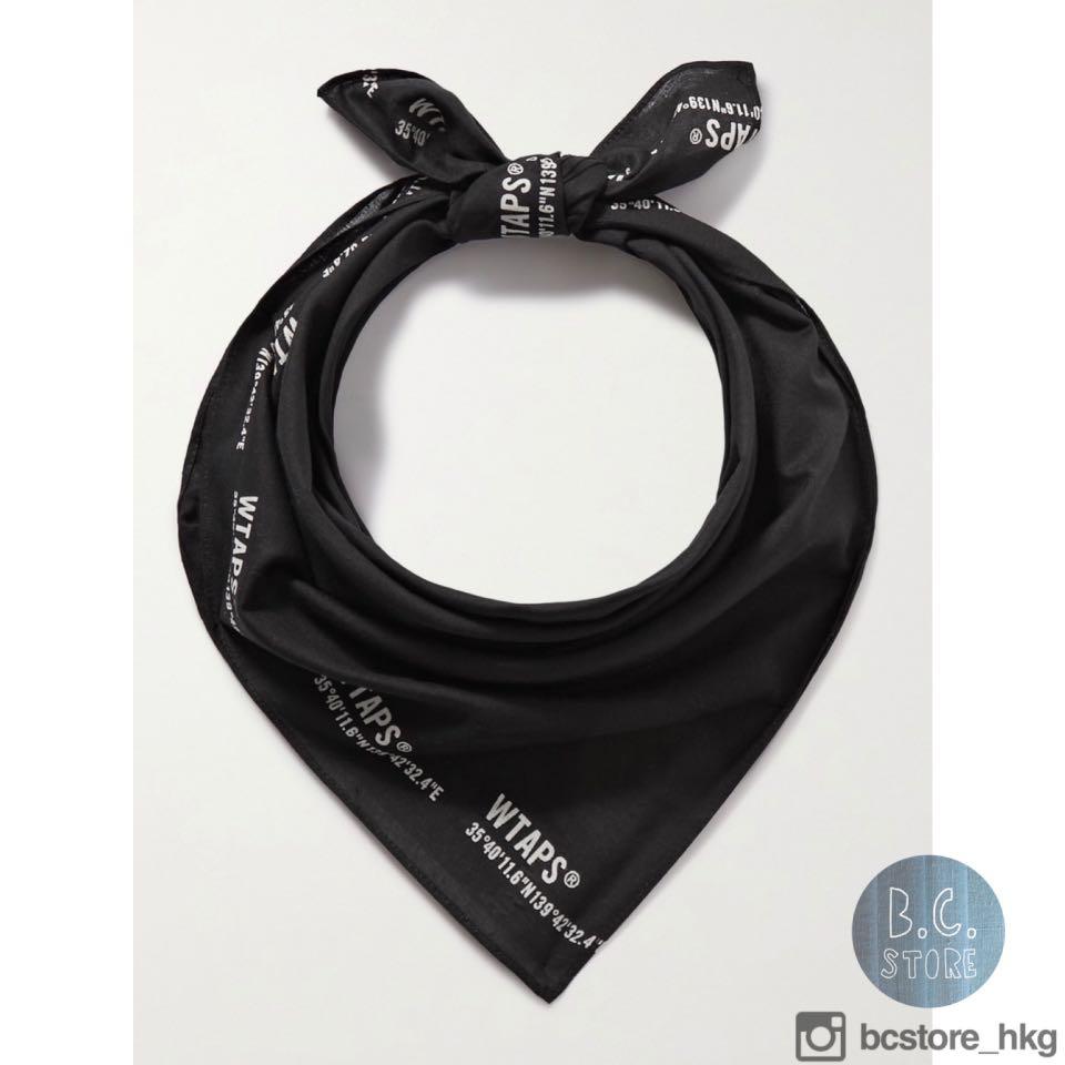 WTAPS BANDARIA / 怖かっ BANDANA . COTTON 2色 正規 