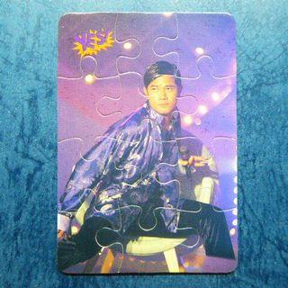 4616 PUZZLE咭/併圖咭 郭富城 90年代 YES CARD/明星咭/卡 一張.