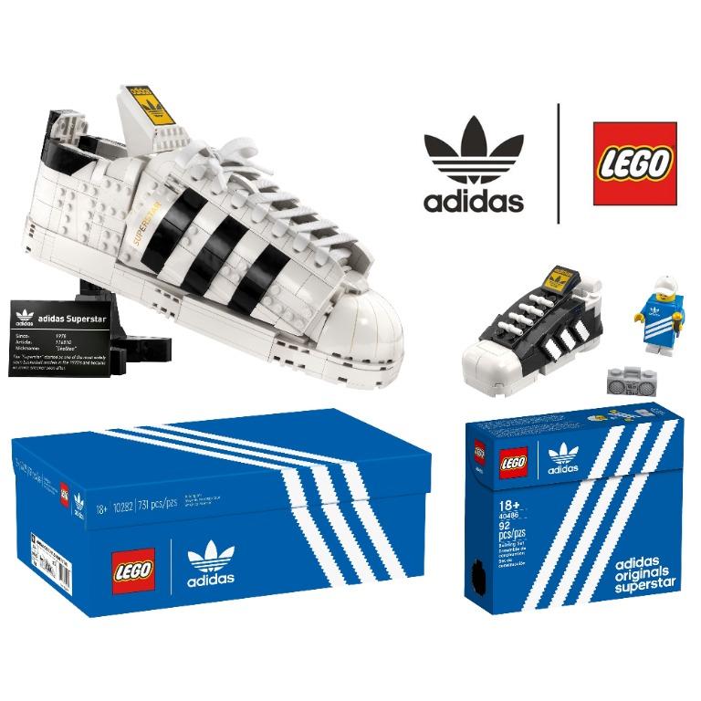 10282 + 40486 Lego Adidas Originals Superstar u0026 Mini Adidas Originals  Superstar Promo, Hobbies u0026 Toys, Toys u0026 Games on Carousell
