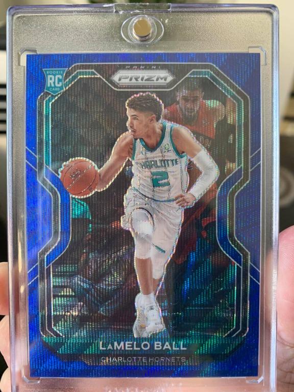 2020-21 Panini Prizm Asia Tmall Lamelo Ball Blue Wave Prizm RC