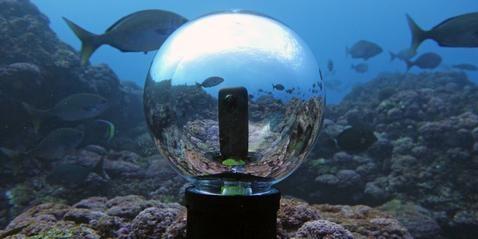 gopro max underwater bubble