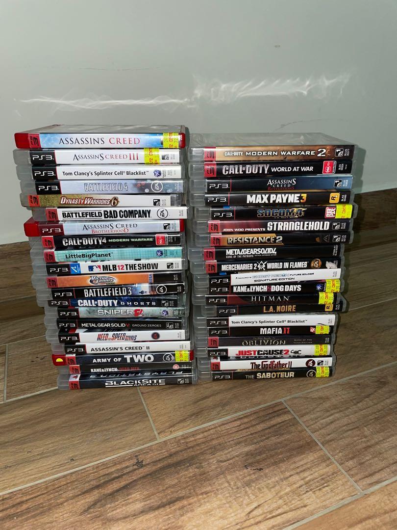 $9 PS3 Games Sale (Take All $290), Video Gaming, Video PlayStation on Carousell