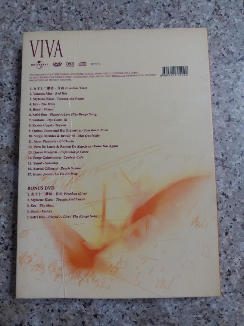 CD+DVD ) VIVA - 女子十二樂坊/BOND /SANTANA /YANNI / VANESSA MAE