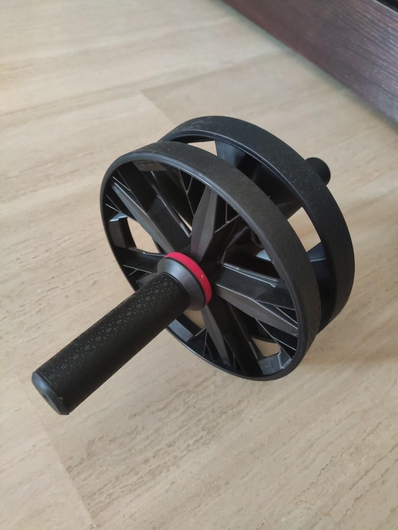AB WHEEL CROSS TRAINING AB ROLLER Decathlon Sports Equipment Exercise Fitness Toning Stretching Accessories on Carousell