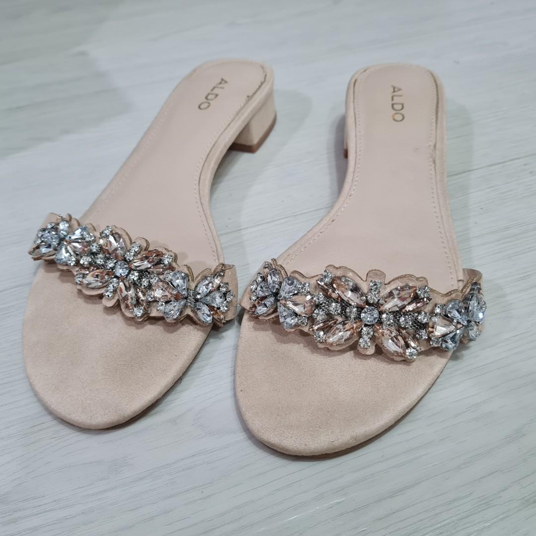 Aldo bling slides top
