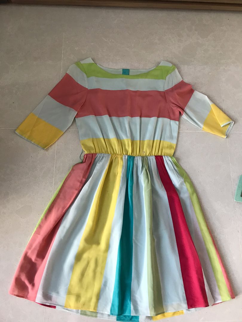 Alice olivia hotsell rainbow dress