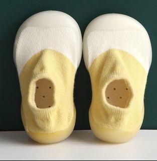 Baby toddler shoe socks 12cm (Yellow)