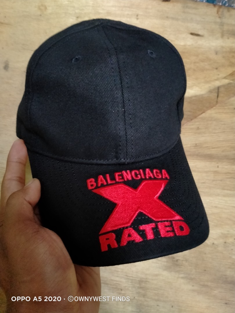 balenciaga x rated cap