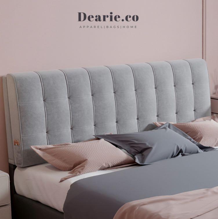 bed headboard cushions