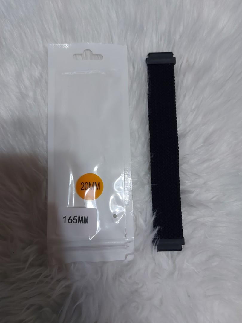 Black Colored Solo Loop Nylon Band for Samsung Galaxy Active 2 (Category: Women's Watches) located in San Fernando. Submitted by bby0818 (Listing ID 1102923393, Image 2). Description: Purchased online Band Length: XL (165 mm) Band Material: Nylon Braided Elastic RFS: Wrong size.