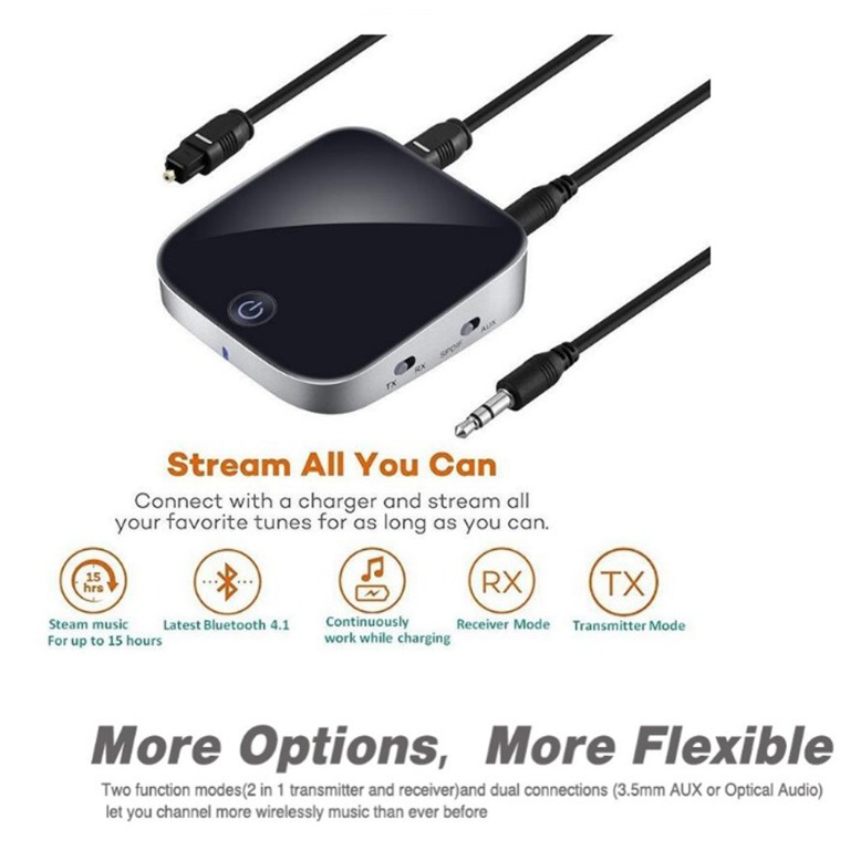 [BNIB] Toslink (BTI029) Bluetooth 4.1 Transmitter & Receiver 2in1