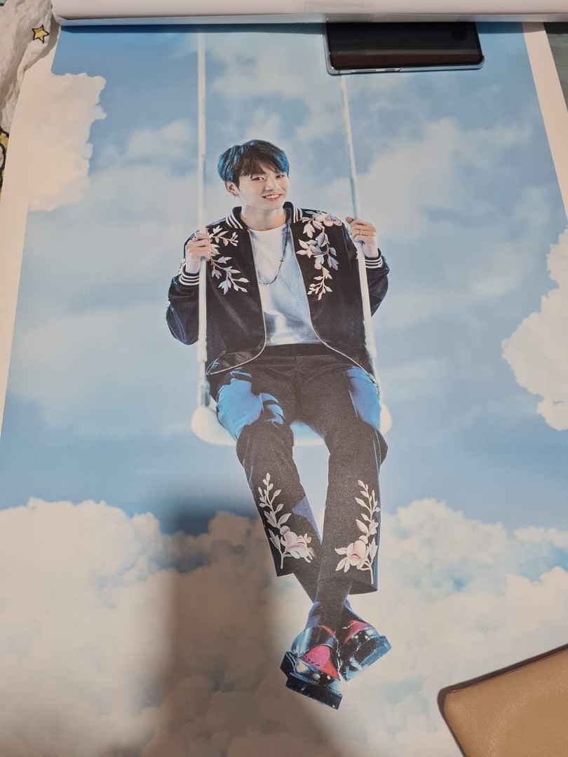 BTS Wings Tour Poster Jungkook, Hobbies & Toys, Memorabilia