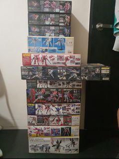 Bundle Gundam Kits (Built) 3 RG, 9 MG kits