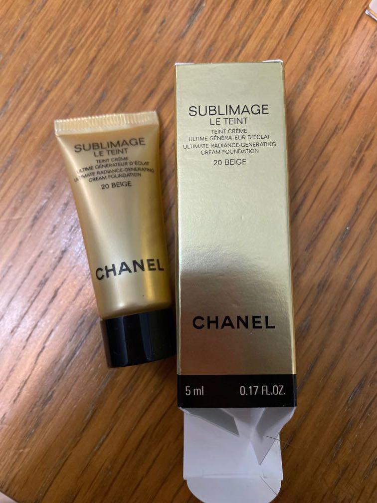 Chanel cream foundation 粉底20 beige, 美容＆個人護理, 健康及美容- 皮膚護理, 面部- 面部護理-  Carousell
