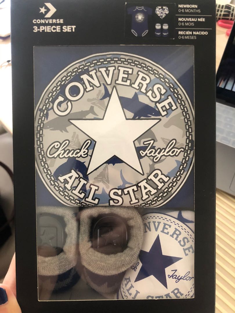 Converse baby 3 piece set shop