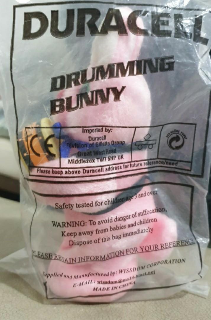Duracell Drumming Bunny, Hobbies & Toys, Memorabilia & Collectibles ...