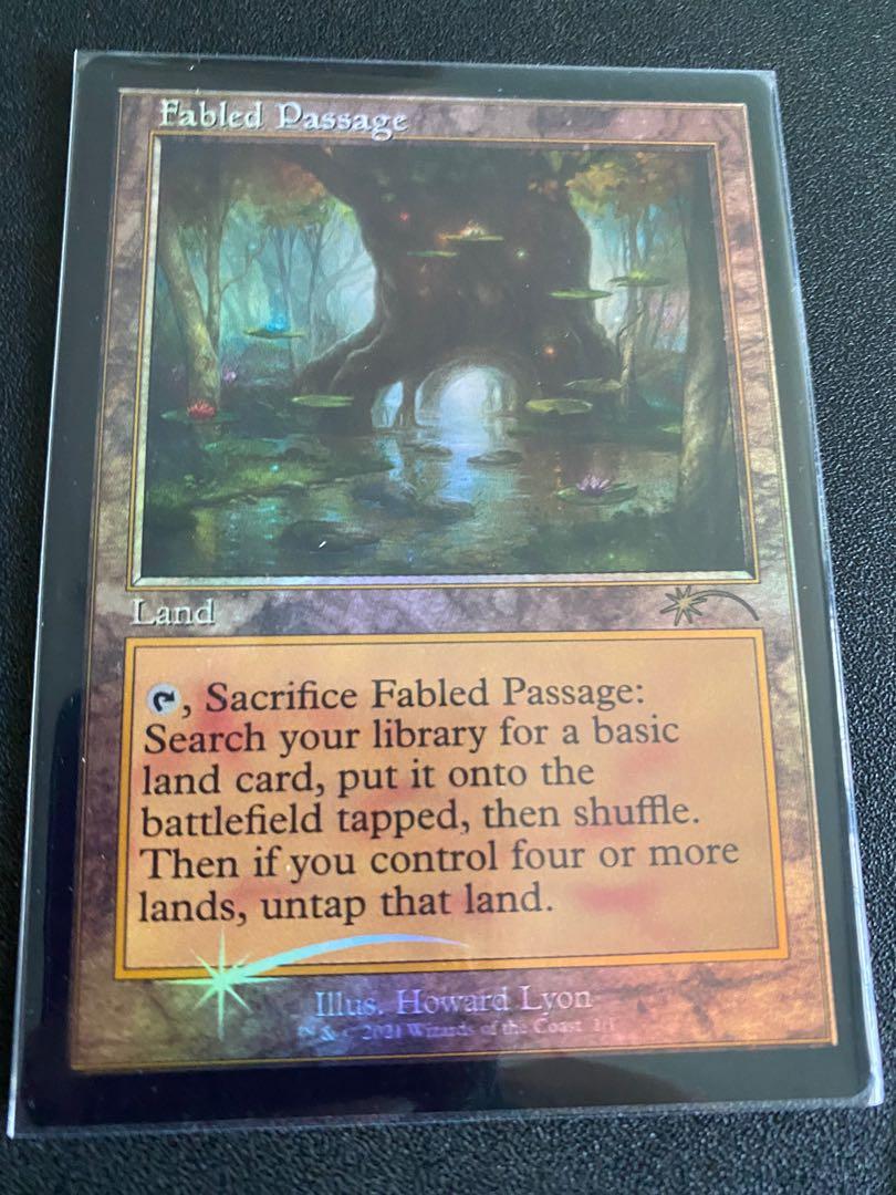Fabled Passage Retro Promo Foil Hobbies Toys Memorabilia Collectibles Vintage Collectibles On Carousell