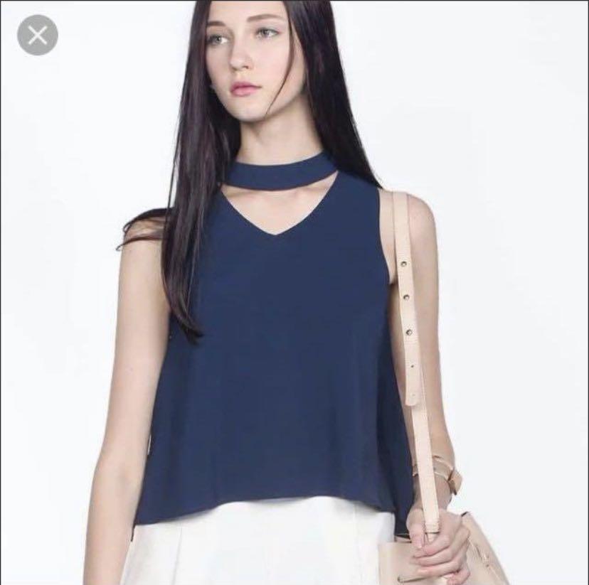 Sleeveless Choker Swing Dress Free People Tree Choker Neck Swing