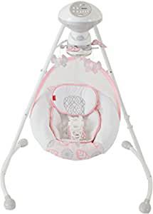 Fisher Price Deluxe Cradle N Swing pink Surreal Serenity Babies