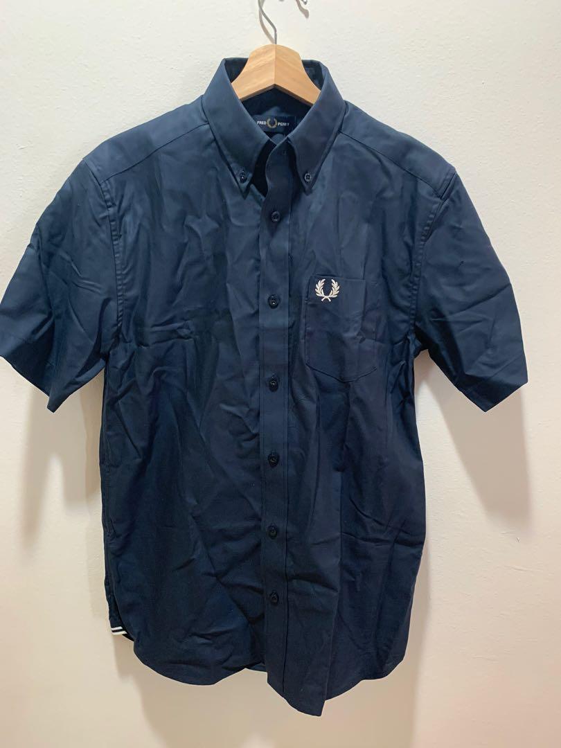Fred perry oxford hotsell shirt short sleeve