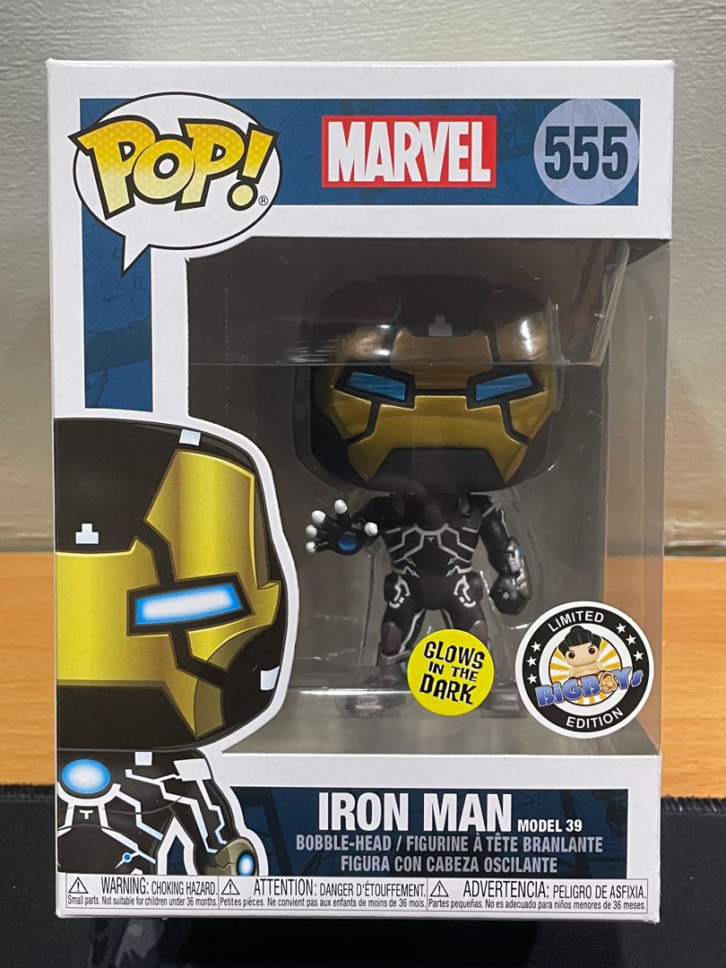Funko pop Iron Man Model 39 Gitd 