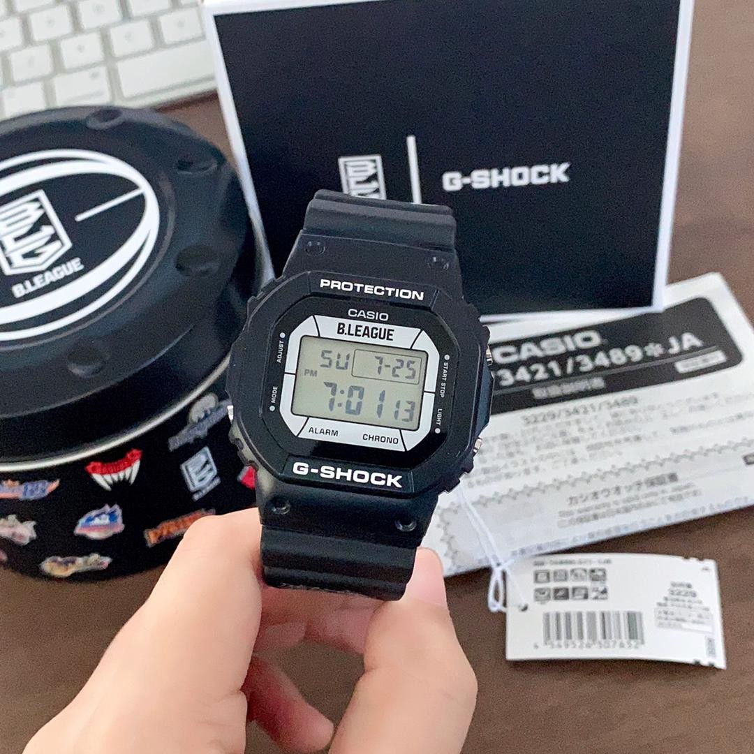 G-Shock B.League DW-5600BLG21-1JR Japan Set, Men's Fashion, Watches \u0026  Accessories, Watches on Carousell