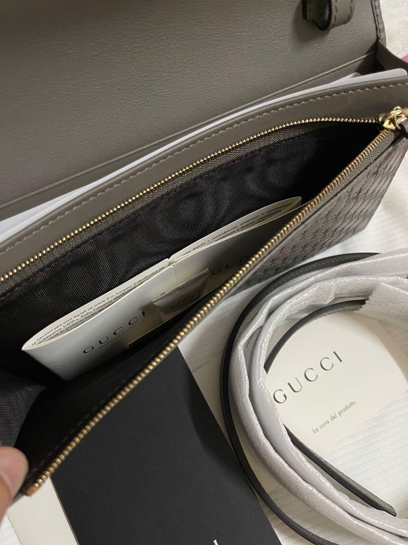 Gucci Wallet on Chain Guccissima Gray Luxury Bags Wallets on Carousell