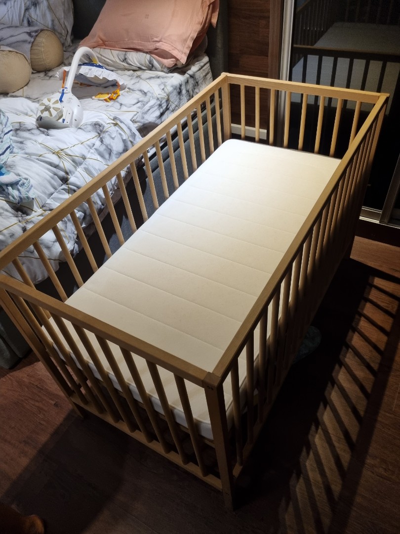 IKEA used cot, Babies & Kids, Baby Nursery & Kids Furniture, Cots ...