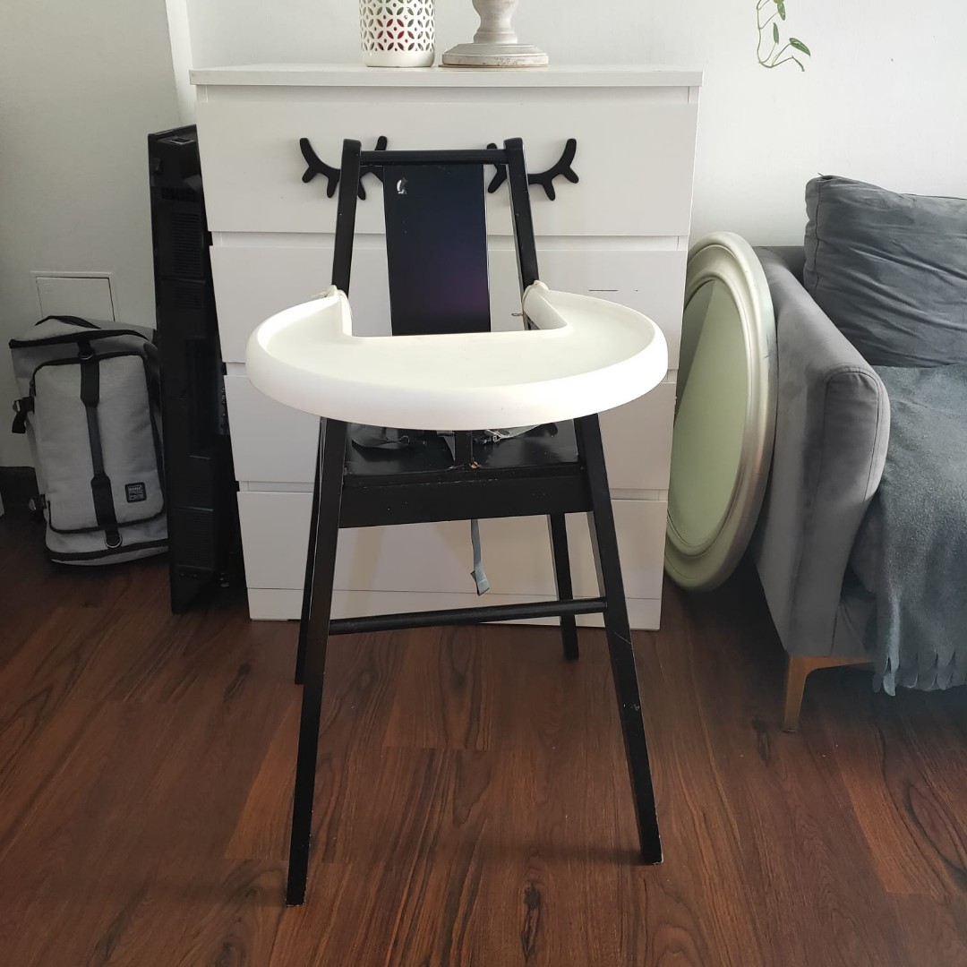 IKEA Wooden Baby High Chair, Babies & Kids, Nursing & Feeding, Baby
