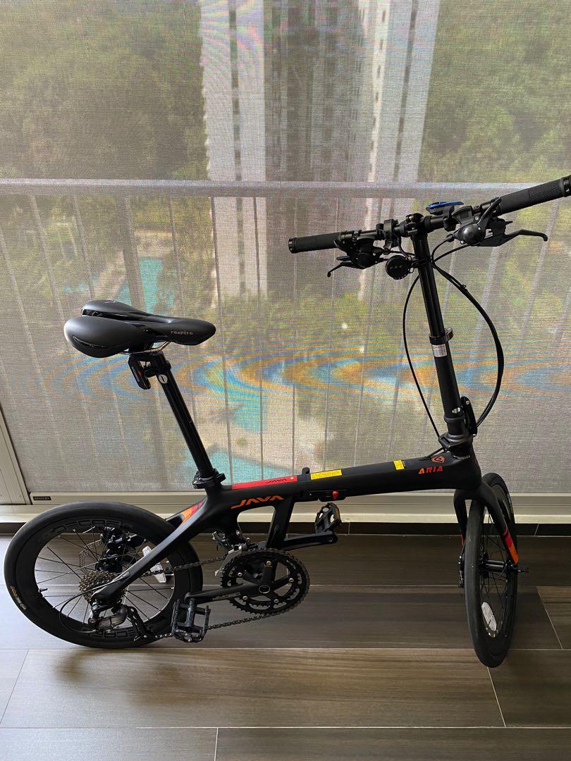 Java aria carbon folding bike, Sports Equipment, Bicycles & Parts ...