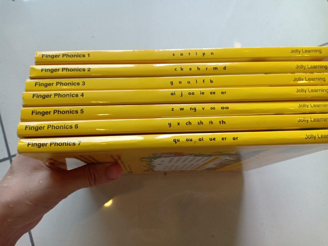 Jolly phonics finger books ( hardcover ), Hobbies & Toys, Books