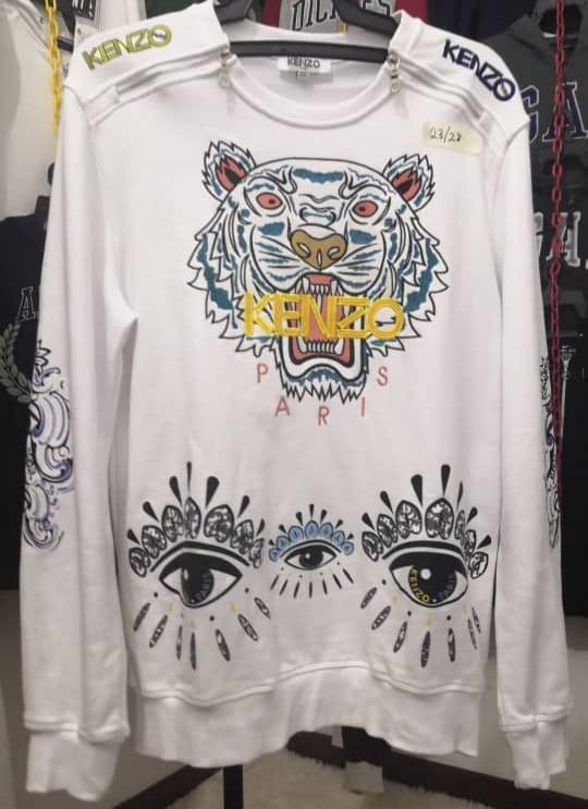 KENZO Paris Design Tiger Eye Sweatshirt ORIGINAL Men s Fashion